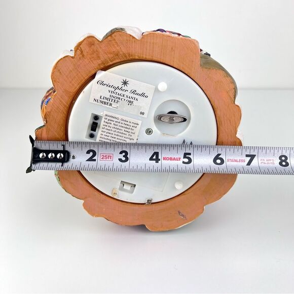 Vintage Christopher Radko Santa Ltd Ed‎ Snow Globe Musical - Picture 11 of 11